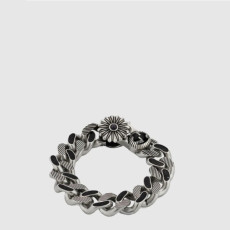 구찌 남/녀 꽃 버클형 G 팔찌 - Gucci Unisex Flower Buckle Type G Bracelet - acc7602x