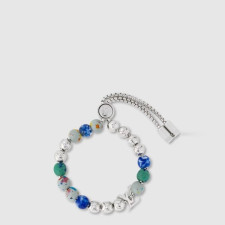 루이비통 남성 리사이클드 모노그램 비즈 브레이슬릿 - Louis vuitton Mens Recycled Monogram Beads Bracelet - acc7424x