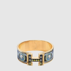 에르메스 남성 클릭 클락 H 부케 셀리에 팔찌 - Hermes Mens Clic Clac H Bouquets Selliers Bracelet - acc7429x