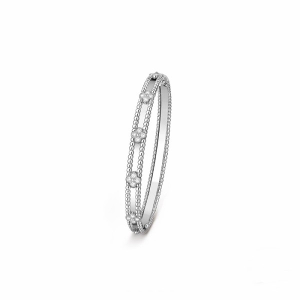 매장판 반클리프 아펠 여성 뻬를리 스위트 클로버 브레이슬릿 - Van Cleef & Arpels Womens Perlée Clover Bracelet - acc7769x