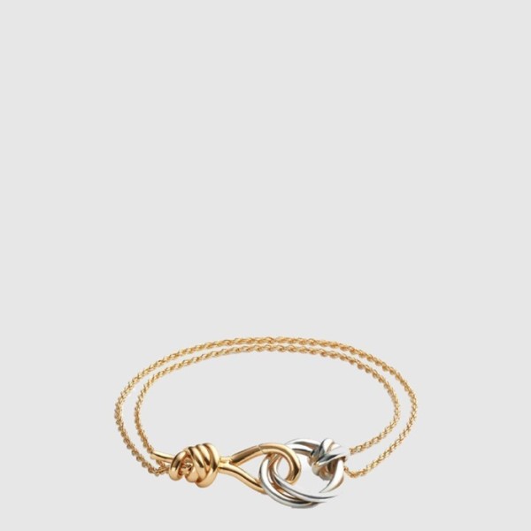 보테가 베네타 남성 놋 브레이슬릿 - Bottega veneta Mens Knot Bracelet - acc7480x
