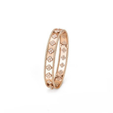 매장판 반클리프 아펠 여성 뻬를리 클로버 브레이슬릿 - Van Cleef & Arpels Womens Perlée Clovers Bracelet - acc7772x