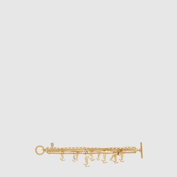 입생로랑 여성 멀티 체인 브레이슬릿 - Saint Laurent Womens Multi Chain Bracelet - acc7897x
