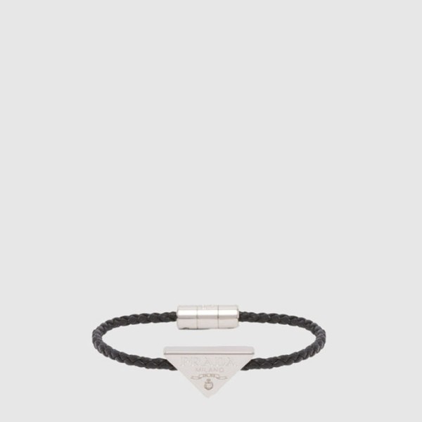 프라다 남/녀 브레이디드 팔찌 - Prada Unisex Braided Bracelet - acc8413x