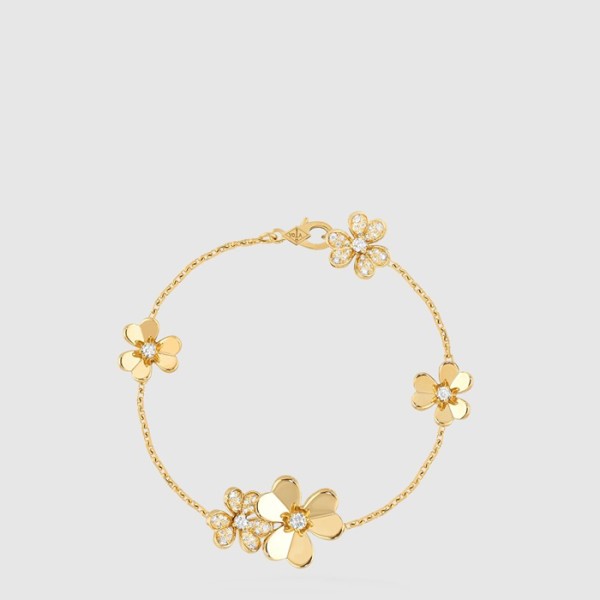 반클리프 아펠 여성 프리볼 브레이슬릿 플라워 다이아몬드 - Van Cleef & Arpels Womens Frivole Bracelet Flower Diamond - acc8081x