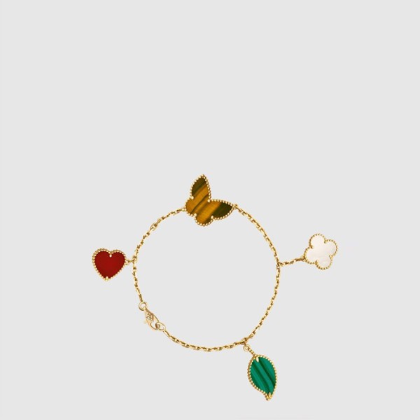 반클리프 아펠 여성 럭키 알함브라 브레이슬릿 - Van Cleef & Arpels Womens Lucky Alhambra Bracelet - acc8086x