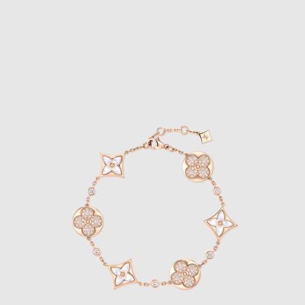 루이비통 여성 컬러 블라썸 BB 스타 선 멀티 모티프 브레이슬릿 - Louis vuitton Womens Color Blossom BB Star Sun Multi Motif Bracelet - acc8735x
