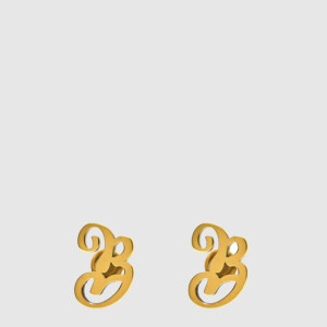 발렌시아가 남/녀 골드 이어링 - Balenciaga Unisex Gold Earring - acc7524x