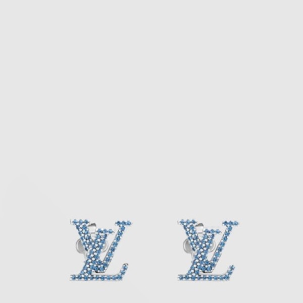 루이비통 남/녀 LV 아이코닉 아쿠아마린 이어링 - Louis vuitton Unisex LV Iconic Aquamarine Earrings - acc7699x