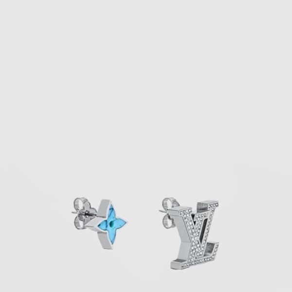 루이비통 남/녀 LV 이니셜 이어링 - Louis vuitton Unisex LV Initial Earrings - acc7703x