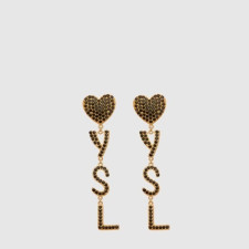 입생로랑 여성 하트 이어링 - Saint Laurent Womens Heart Earring - acc7871x