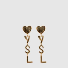 입생로랑 여성 하트 이어링 - Saint Laurent Womens Heart Earring - acc7871x