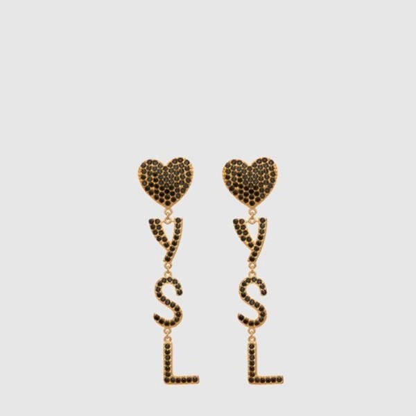 입생로랑 여성 하트 이어링 - Saint Laurent Womens Heart Earring - acc7871x