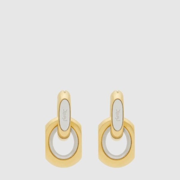 입생로랑 여성 카산드라 듀오 링크 이어링 - Saint Laurent Womens Cassandre Duo Link Earring - acc7875x