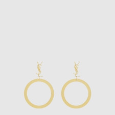 입생로랑 여성 카산드라 펜던트 후프 이어링 - Saint Laurent Womens Cassandre Pendant Hoop Earring - acc7881x