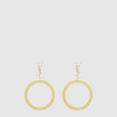 입생로랑 여성 카산드라 펜던트 후프 이어링 - Saint Laurent Womens Cassandre Pendant Hoop Earring - acc7881x