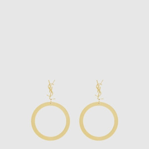 입생로랑 여성 카산드라 펜던트 후프 이어링 - Saint Laurent Womens Cassandre Pendant Hoop Earring - acc7881x