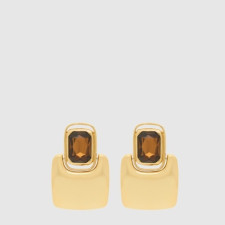 입생로랑 여성 카보숑 스퀘어 이어링 - Saint Laurent Womens Cabochon Square Earring - acc7885x