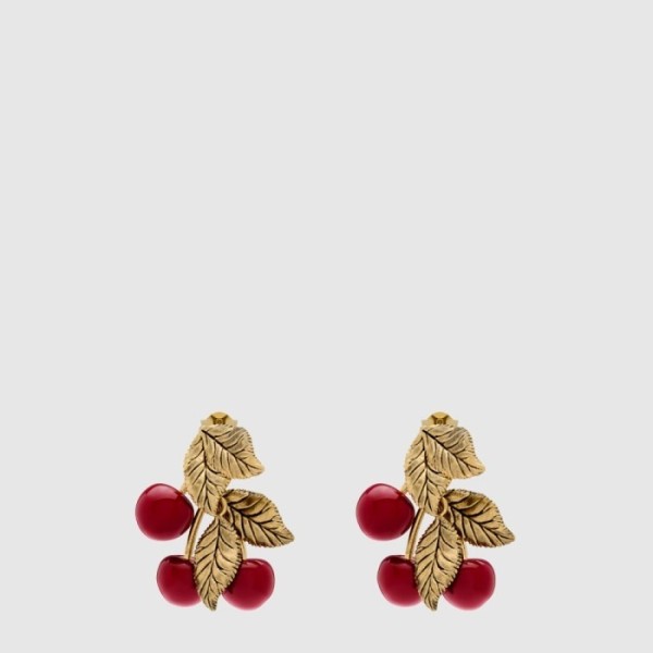 입생로랑 여성 체리 이어링 - Saint Laurent Womens Cherry Earring - acc7892x