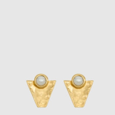 입생로랑 여성 텍스처드 지오메트릭 카보숑 이어링 - Saint Laurent Womens Textured Geometric Cabochon Earring - acc7893x