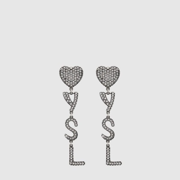 입생로랑 여성 하트 이어링 - Saint Laurent Womens Heart Earring - acc7894x