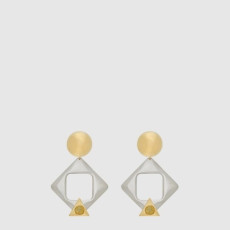 입생로랑 여성 기하학 펜던트 클립형 이어링 - Saint Laurent Womens Geometric Pendant Clip On Earring - acc7902x