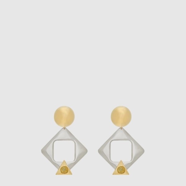 입생로랑 여성 기하학 펜던트 클립형 이어링 - Saint Laurent Womens Geometric Pendant Clip On Earring - acc7902x