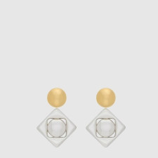 입생로랑 여성 기하학 펜던트 클립형 이어링 - Saint Laurent Womens Geometric Pendant Clip On Earring - acc7903x