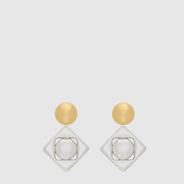 입생로랑 여성 기하학 펜던트 클립형 이어링 - Saint Laurent Womens Geometric Pendant Clip On Earring - acc7903x