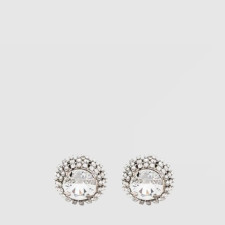 미우미우 여성 크리스탈 클립온 이어링 - Miumiu Womens Crystal Clip On Earring - acc7906x