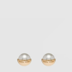 미우미우 여성 펄 이어링 - Miumiu Womens Pearl Earring - acc7907x