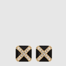 입생로랑 여성 크리스탈 크로스 이어링 - Saint Laurent Womens Crystal Cross Earring - acc7910x