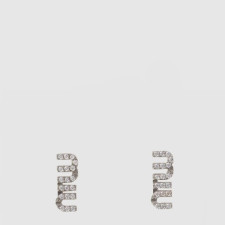 미우미우 여성 크리스탈 메탈 이어링 - Miumiu Womens Metal Earrings - acc7913x