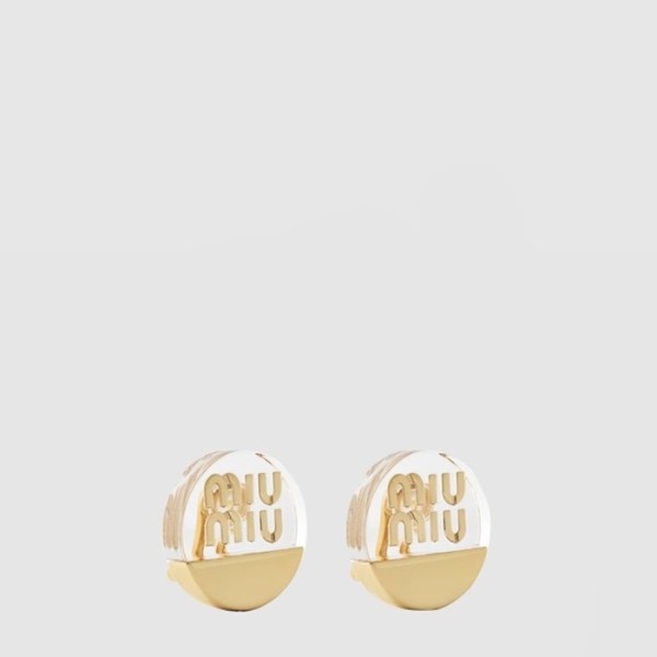 미우미우 여성 메탈 이어링 - Miumiu Womens Metal Earrings - acc7917x