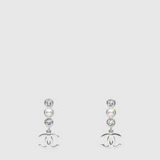 샤넬 여성 크리스탈 진주 펄 드롭 이어링 - Chanel Womens Crystal Pearl Drop Earrings - acc7989x
