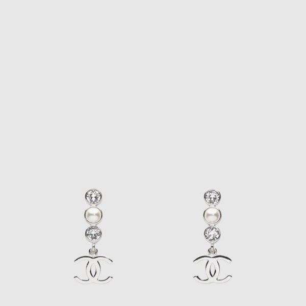 샤넬 여성 크리스탈 진주 펄 드롭 이어링 - Chanel Womens Crystal Pearl Drop Earrings - acc7989x
