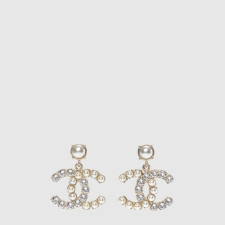 샤넬 여성 CC 진주포인트 드롭 이어링 - Chanel Womens CC Pearl Point Drop Earring - acc8030x