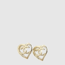 샤넬 여성 CC 하트 이어링 - Chanel Womens CC Heart Earring - acc8033x