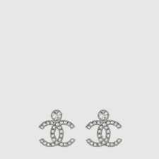 샤넬 여성 CC 크리스탈 포인트 이어링 - Chanel Womens CC Crystal Point Earring - acc8036x