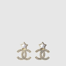 샤넬 여성 크리스탈 CC 스타 이어링 - Chanel Womens Crystal CC Star Earring - acc8038x