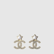 샤넬 여성 크리스탈 CC 스타 이어링 - Chanel Womens Crystal CC Star Earring - acc8038x