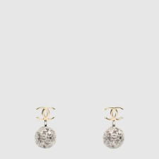 샤넬 여성 볼 드롭 이어링 - Chanel Womens Ball Drop Earring - acc8047x