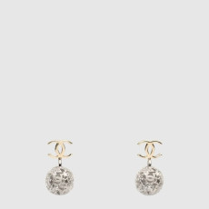 샤넬 여성 볼 드롭 이어링 - Chanel Womens Ball Drop Earring - acc8047x