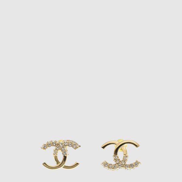 샤넬 여성 메탈 디아만테 골드 크리스탈 이어링 - Chanel Womens Metal Diamante Gold Crystal Earring - acc8051x