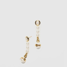 샤넬 여성 진주 드롭 링 이어링 - Chanel Womens Pearl Drop Ring Earring - acc8052x