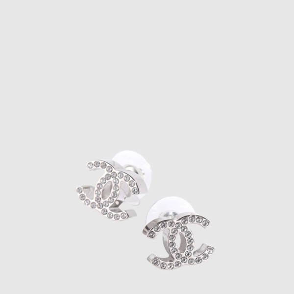 샤넬 여성 CC 크리스탈 3D 이어링 - Chanel Womens CC Crystal 3D Earring - acc8055x