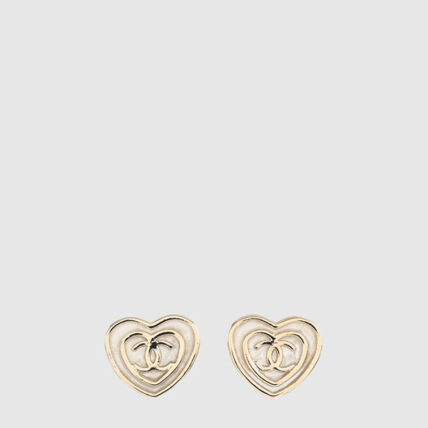 샤넬 여성 CC 하트 이어링 - Chanel Womens CC Heart Earring - acc8056x