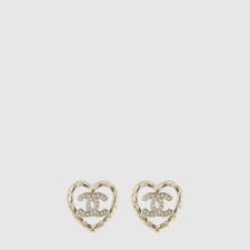 샤넬 여성 CC 하트 이어링 - Chanel Womens CC Heart Earring - acc8059x
