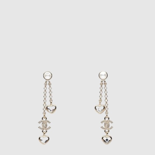 샤넬 여성 CC 체인 드랍 이어링 - Chanel Womens CC Chain Drop Earring - acc8061x