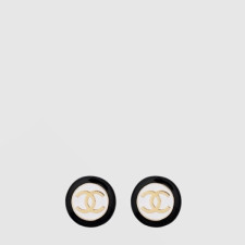 샤넬 여성 버튼 라운드 이어링 - Chanel Womens Button Round Earring - acc8328x